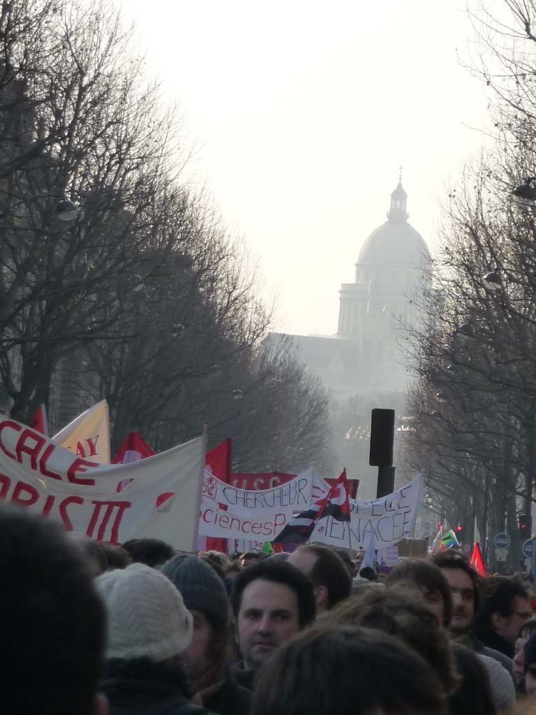 Manifestation Paris 29 Janvier 2009