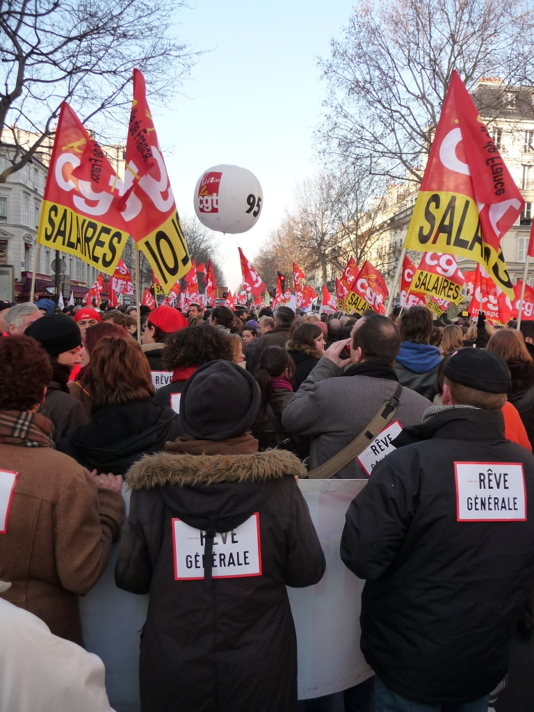 Manifestation Paris 29 Janvier 2009