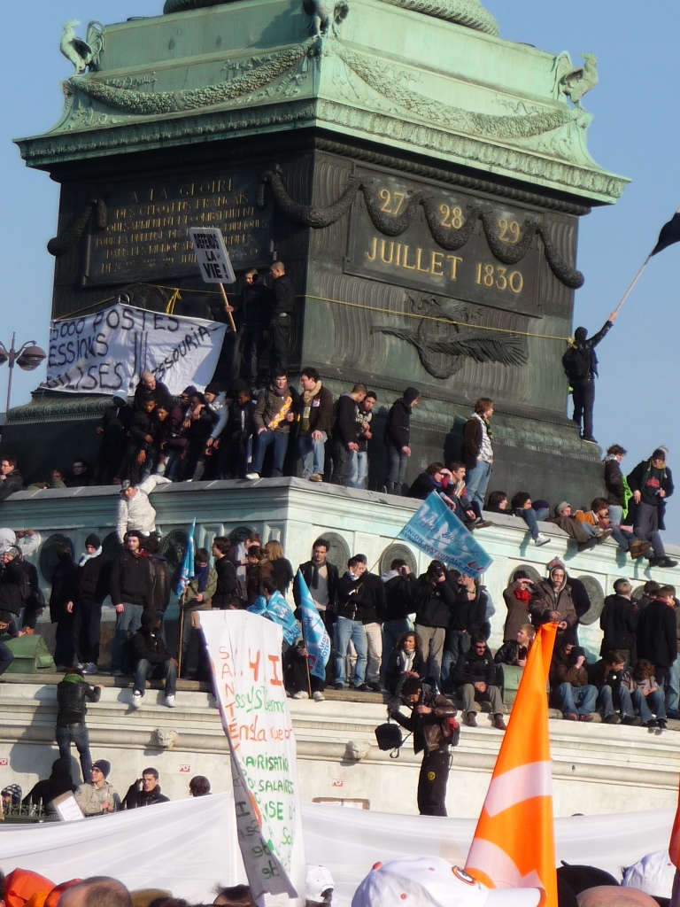 Manifestation Paris 29 Janvier 2009