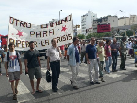 OTRO CAMINO PARA SUPERAR LA CRISIS - ARGENTINA- MARCHA BUENOS AIRES 9