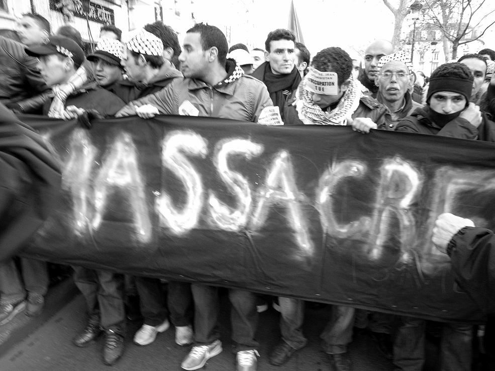 Manif Palestine (Paris) 28 déc.08.