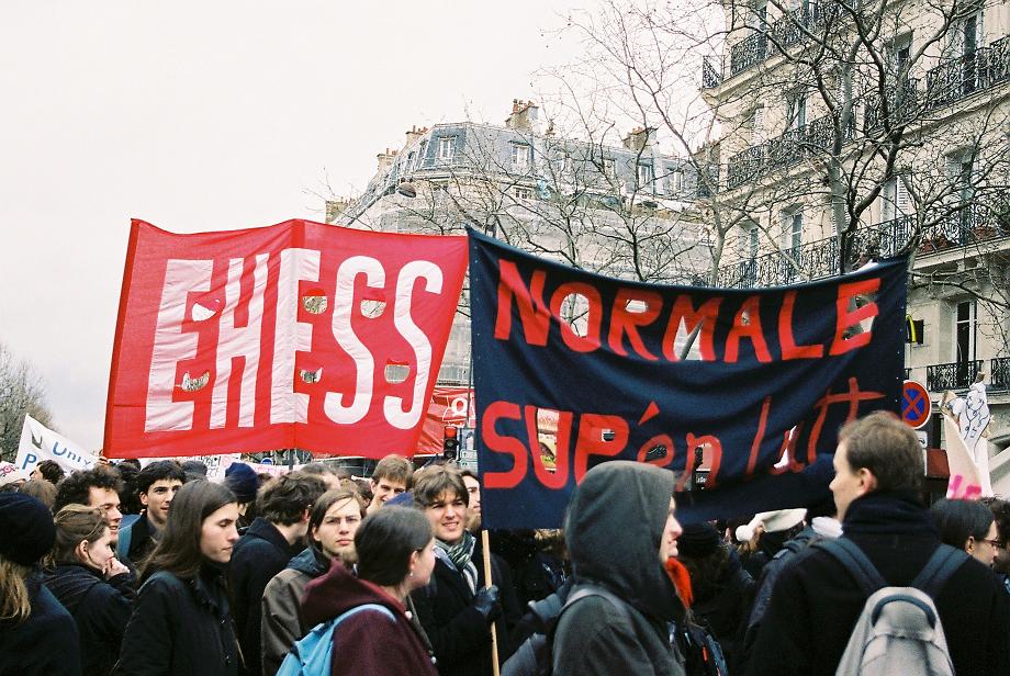 ENS/EHESS, manif parisienne 10/02/09 (2)