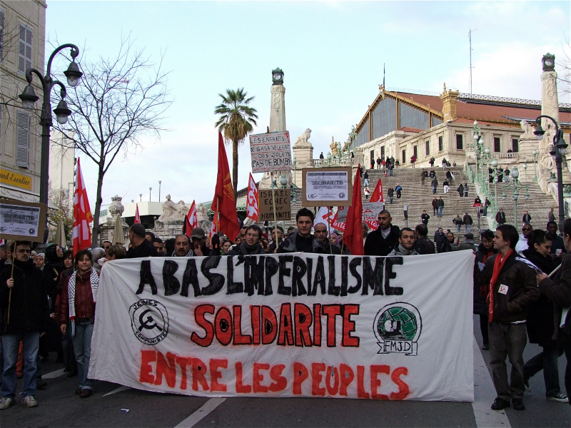 Solidarité Gaza Marseille 3 janvier 2009