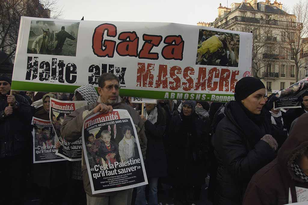 Palestine 10 janvier 09 Paris
