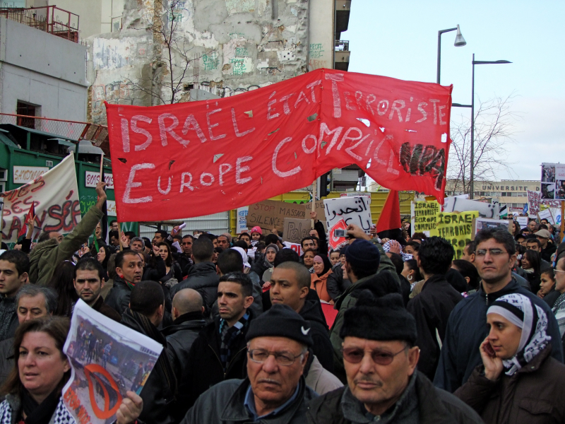 Palestine 3 janvier 2009 Marseille