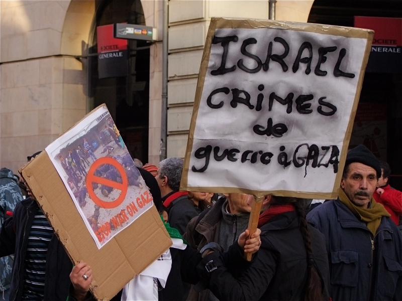 Solidarité Gaza Marseille 3 janvier 2009