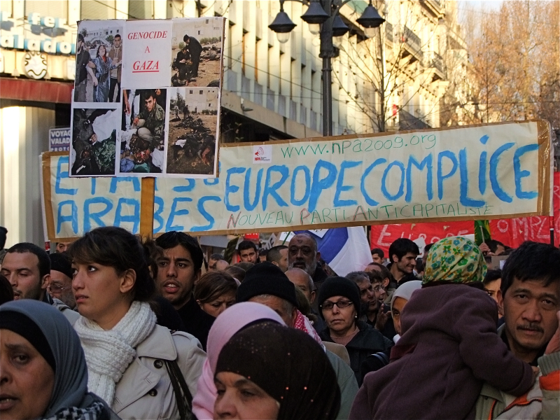 Solidarité Gaza Marseille 3 janvier 2009