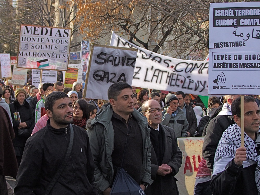 Manif Gaza Marseille 17 janv. 09