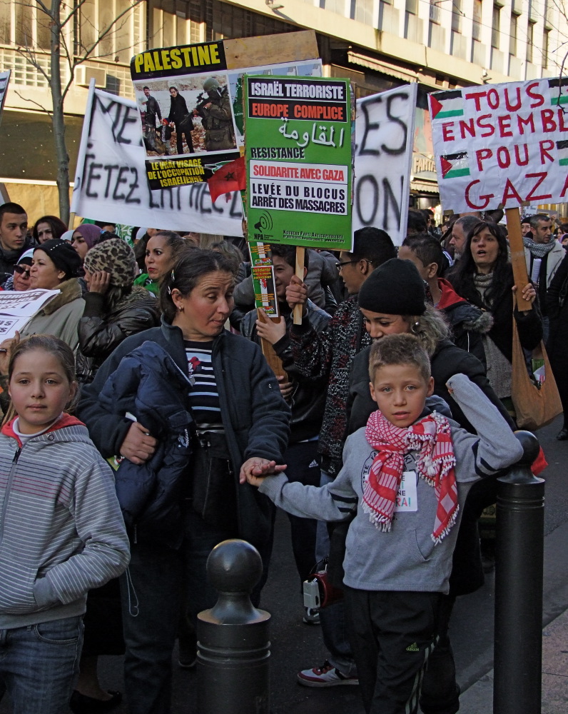 Manif Gaza Marseille 17 janv. 09