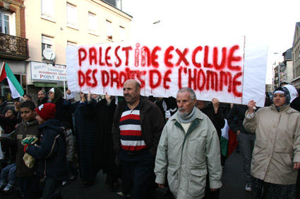 manif Palestine Le Havre 17 janvier