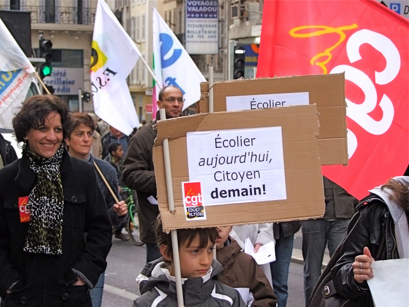 Manif Éducation Marseille 17/01/09