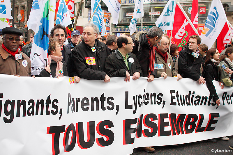 Manif éducation 17 janvier 2009 à Paris