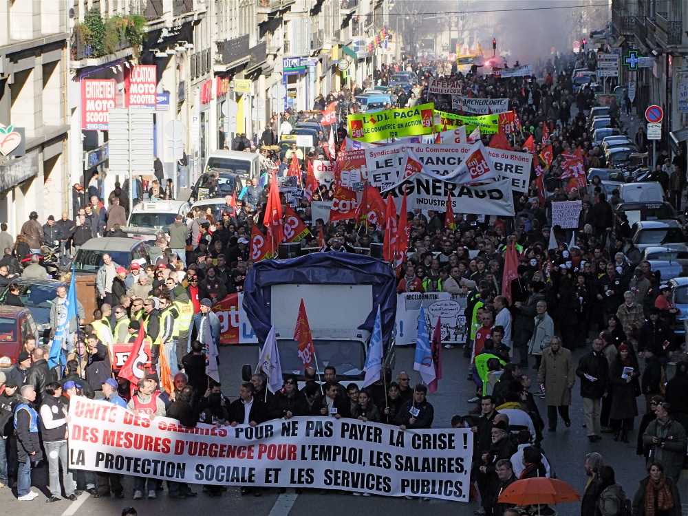 Manif à Marseille 29 janv. 2009