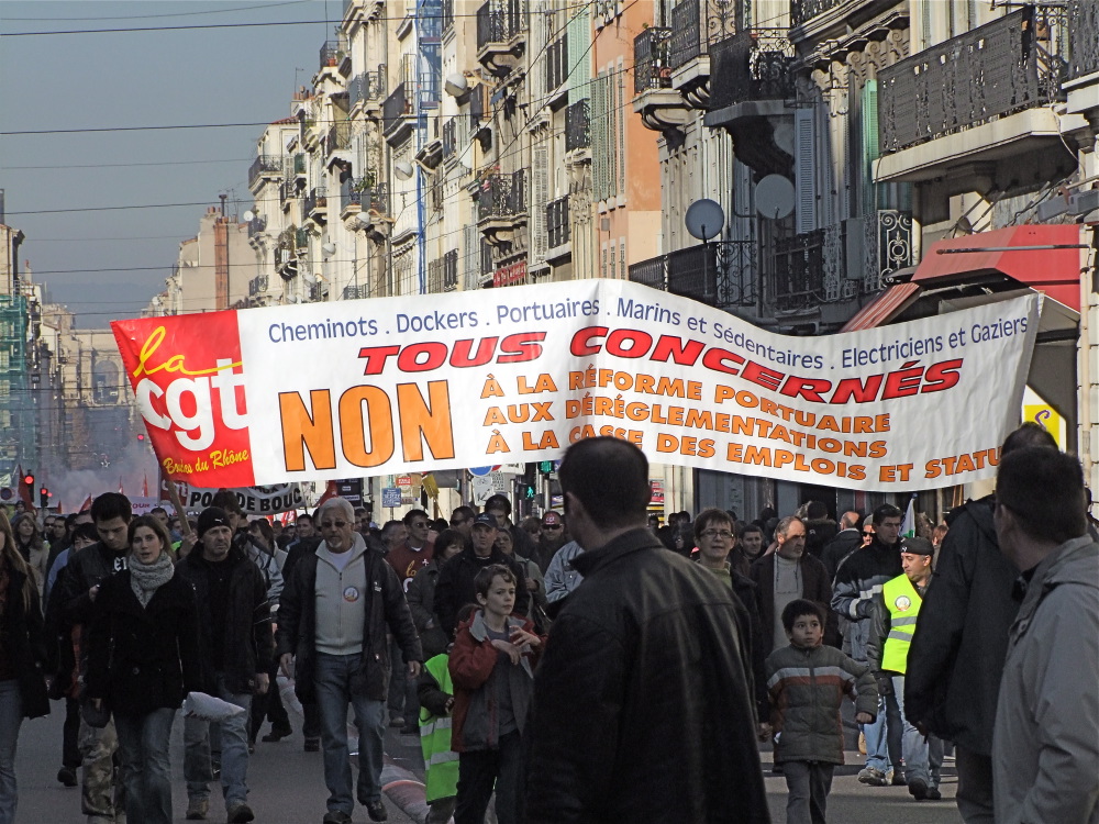 Manif à Marseille 29 janv. 2009