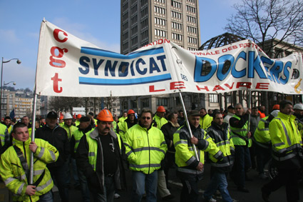 Manif Le Havre 29 1 09