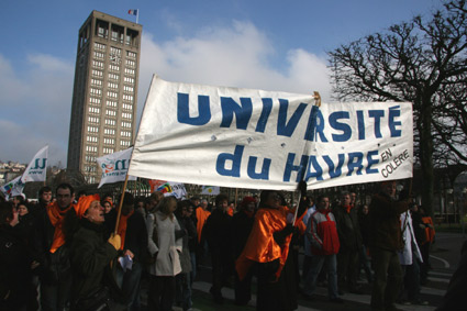 Manif Le Havre 29 1 09