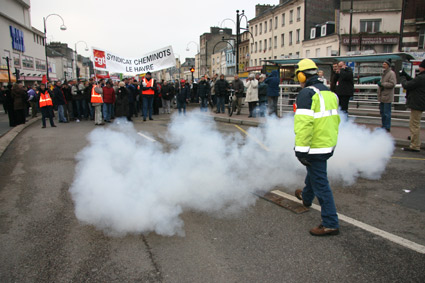 Manif Le Havre 29 1 09