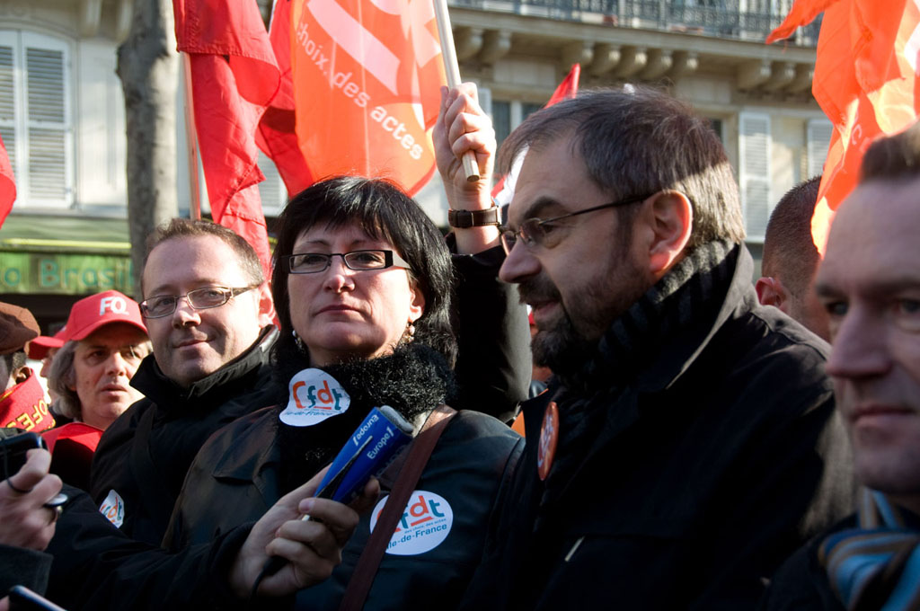 Chéreque le 29 janvier 2009