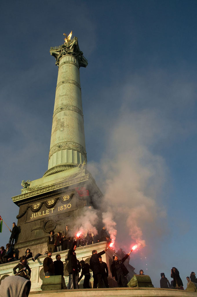 La Bastille le 29 janvier 2009