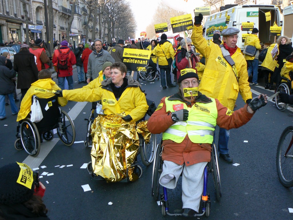 Manifestation Parisienne. janvier 2009