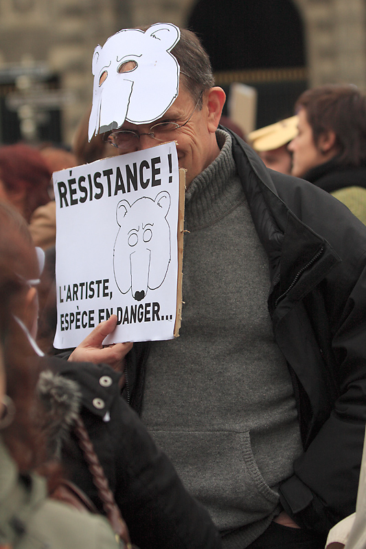 Manifestation pour la défense de la Culture