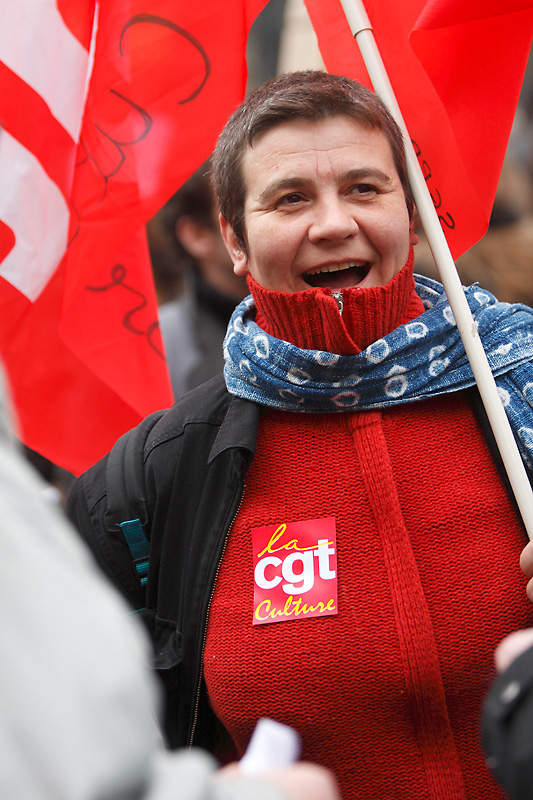 Manifestation pour la défense de la Culture