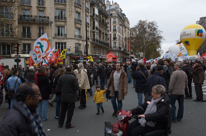 Rencontre des cortèges Poste et Education