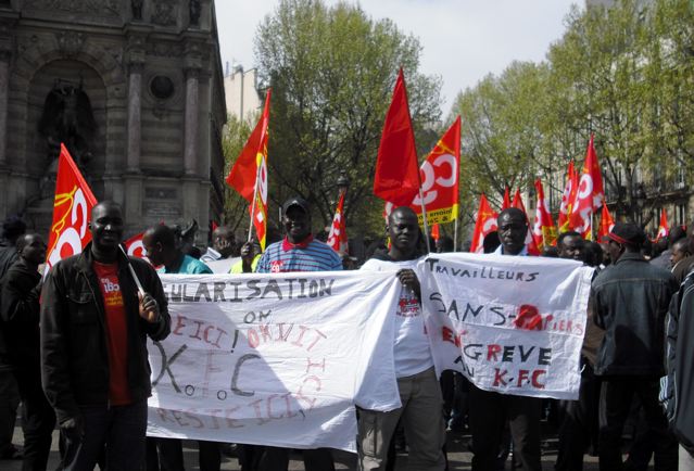 Travailleurs e lutte de KFC