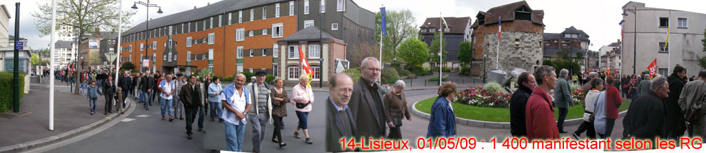 Manifestation 14-Lisieux 01/05/2009