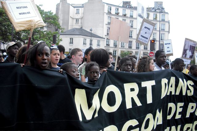 Marche pour Lamine Dieng