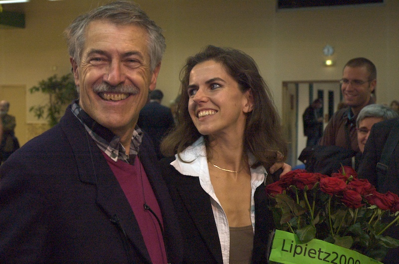 Alain Lipietz et sa suppléante Sophie Renard