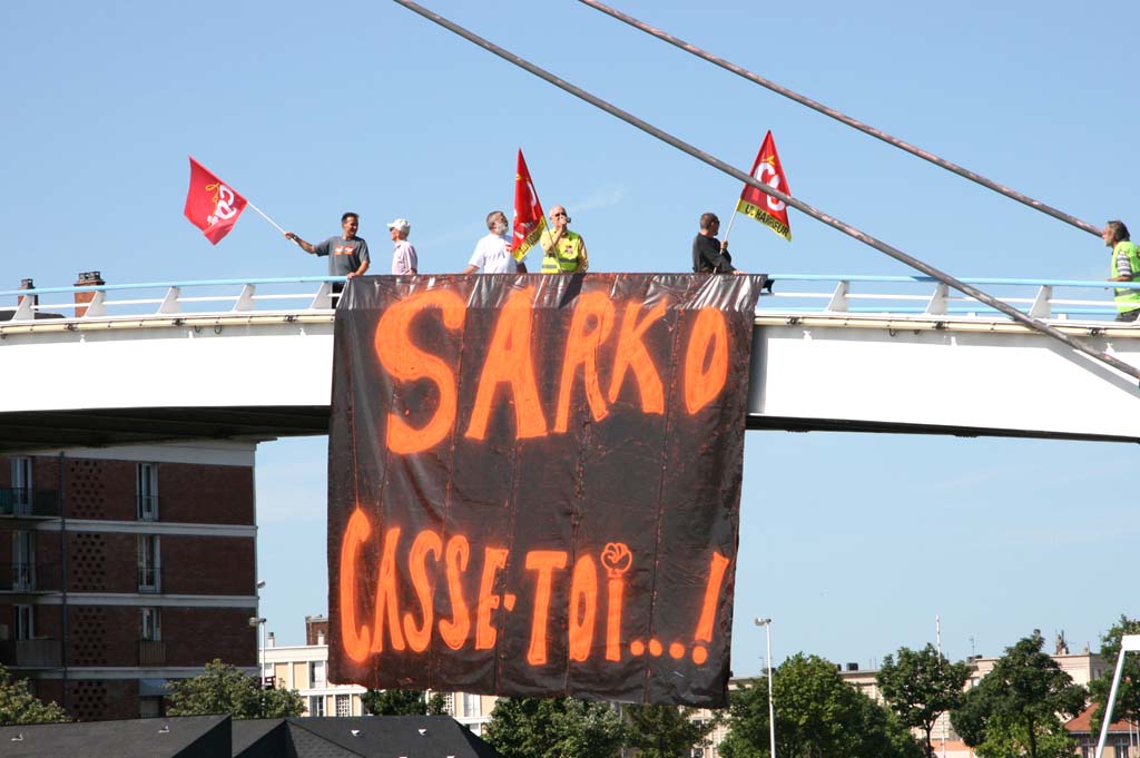 Sarkozy au Havre le 16 juillet 09