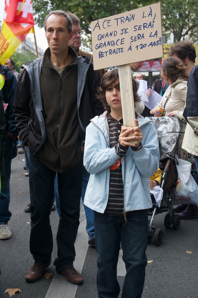 Jeune manifestant