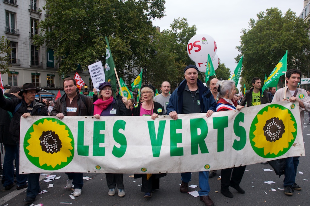 Banderole des Verts