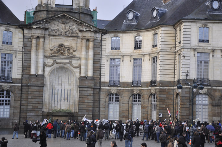 Rennes, place de la mairie