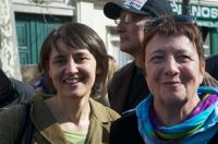 Nathalie Arthaud et Arlette Laguiller