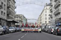 Caen, tête de cortège rue Saint Jean