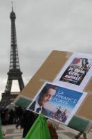 manif de soutien au peuple grec du Trocadéro à l'Assemblée nationale.