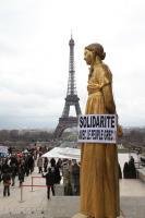 Manif de soutien au peuple grec du Trocadéro à l'Assemblée nationale