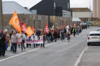 manifestation 1er mai à Saint-Malo 600 participants