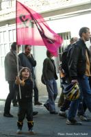 enfant au drapeau Solidaires