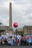 Rassemblement place de la Concorde