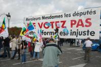 Rassemblement place de la Concorde