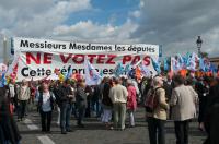 Rassemblement place de la Concorde