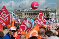 Rassemblement place de la Concorde