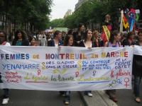 Femmes de Montreuil Marche Mondiale Femmes 12 juin 2010 Paris