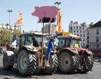 Manif des paysans en tracteur à Paris