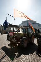 Manif des paysans en tracteur à Paris