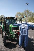 Manif des paysans en tracteur à Paris