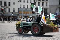 Manif des paysans en tracteur à Paris